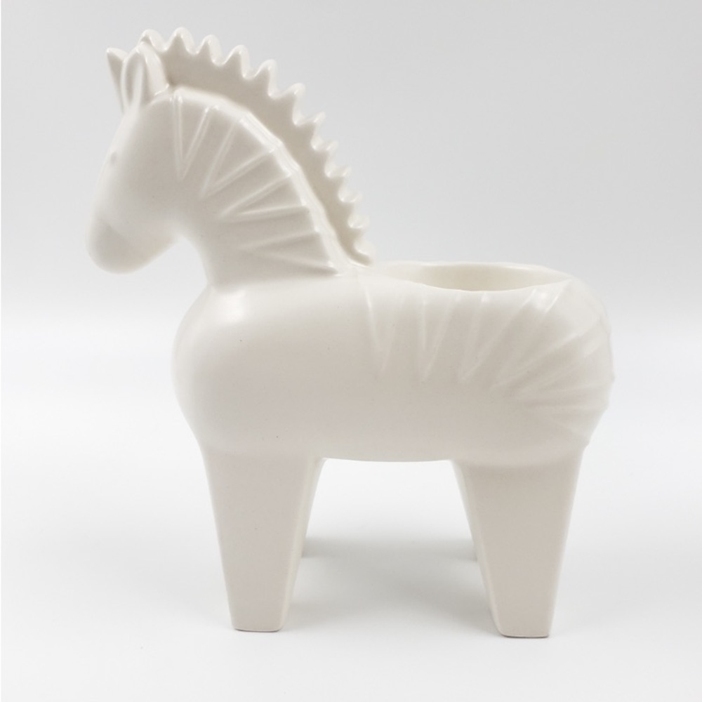 Jonathan Adler for Partylite Zebra Dala Horse